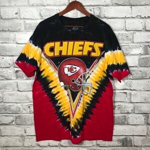 Majestic Kansas City Chiefs 2 Sided Tie Dye T-Shirt XL